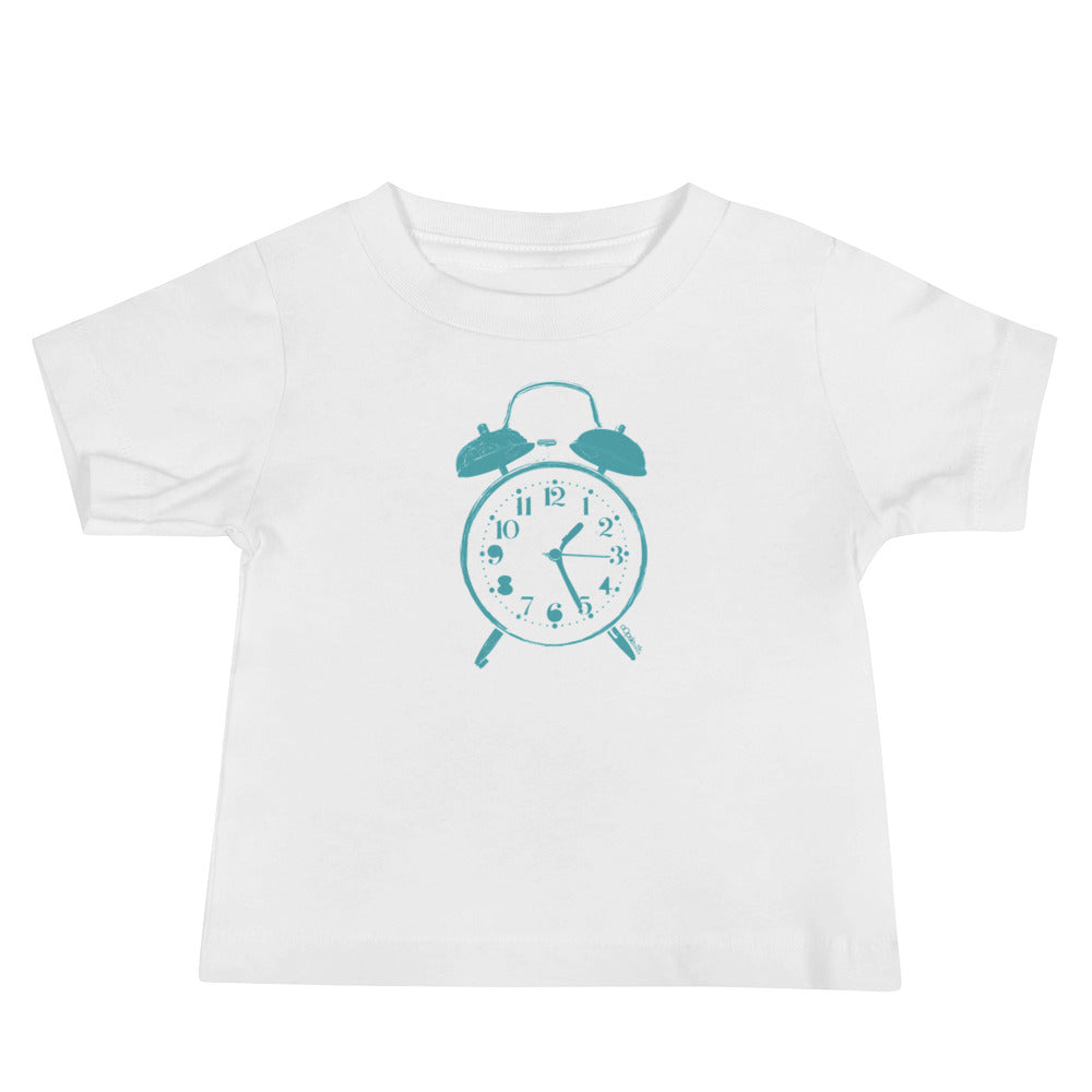 OopsieDaizy: Clock ~ Baby Jersey Short Sleeve Tee
